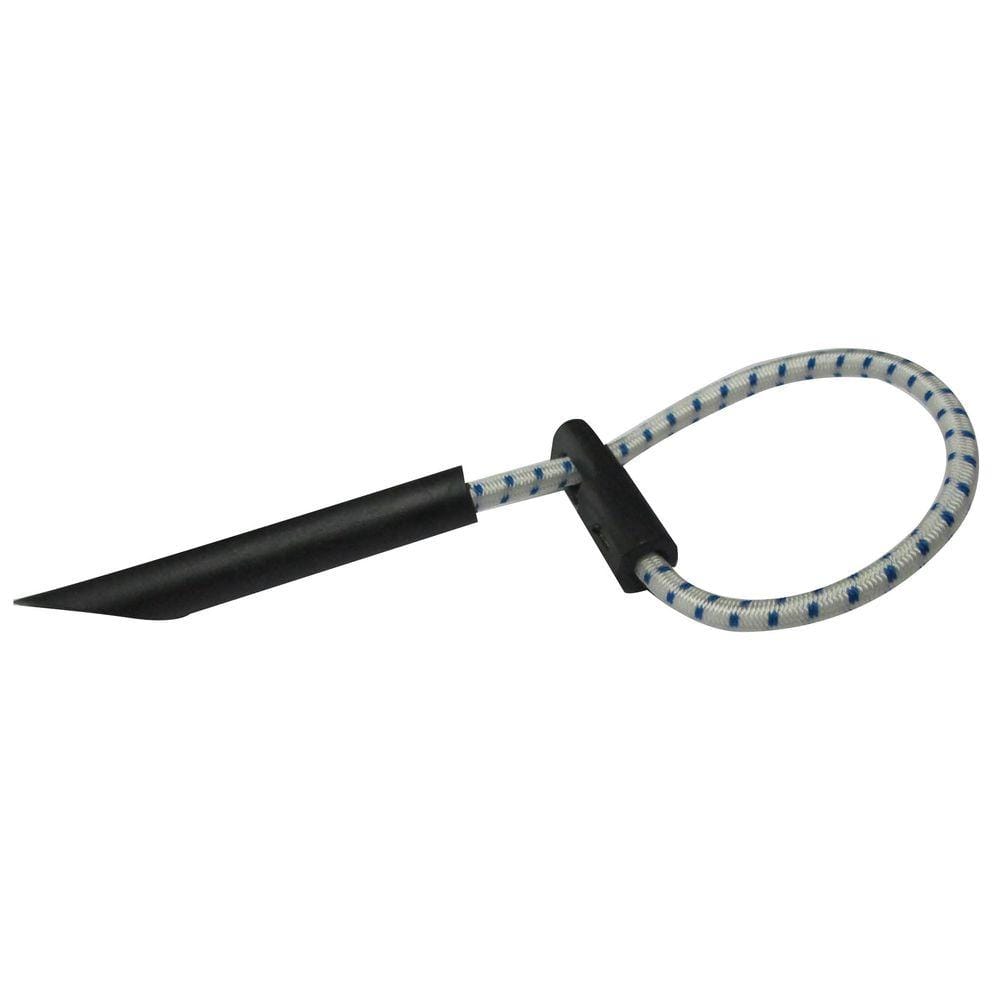 12 in. white Elastic Bungee Tie (100-Pack) - Hercitys