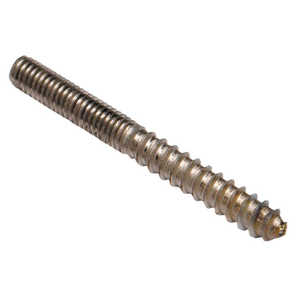 5/16 in.-18 tpi x 2 in. Stainless Steel Hanger Bolt (10-Pack) - Hercitys