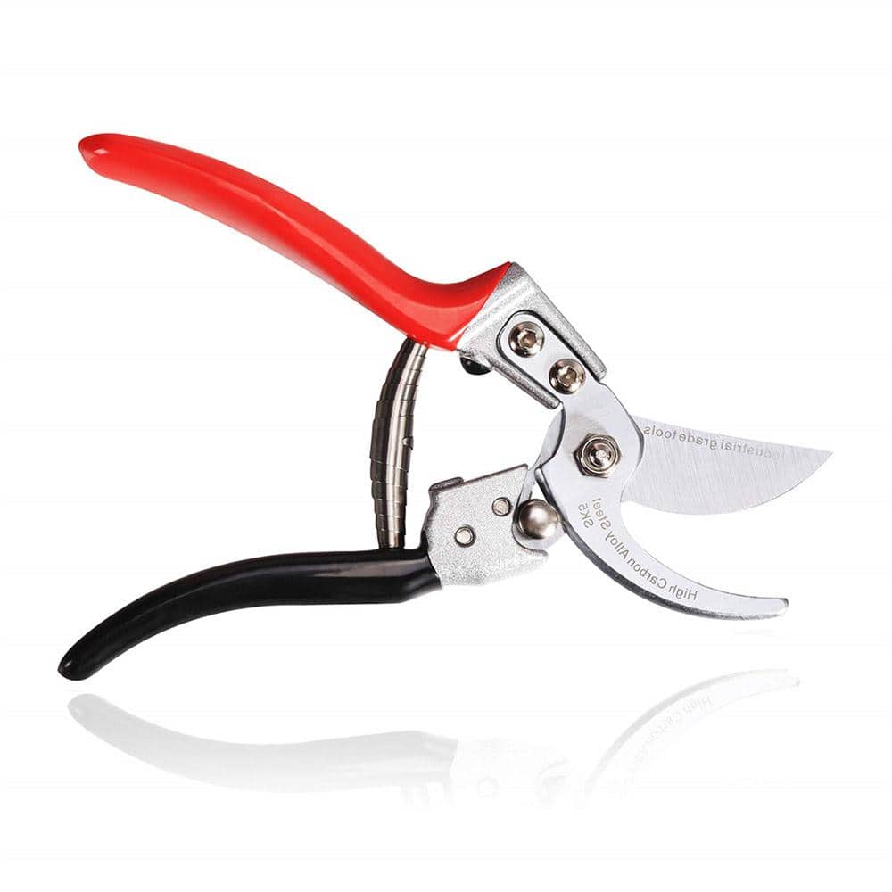 1.5 in. Pruning Shears Red Garden Professional Bypass - Hercitys