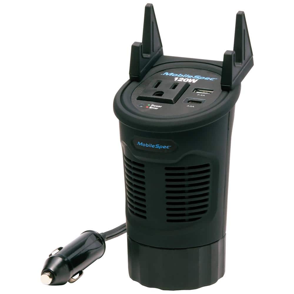 120-Watt Cup Power Inverter - Hercitys