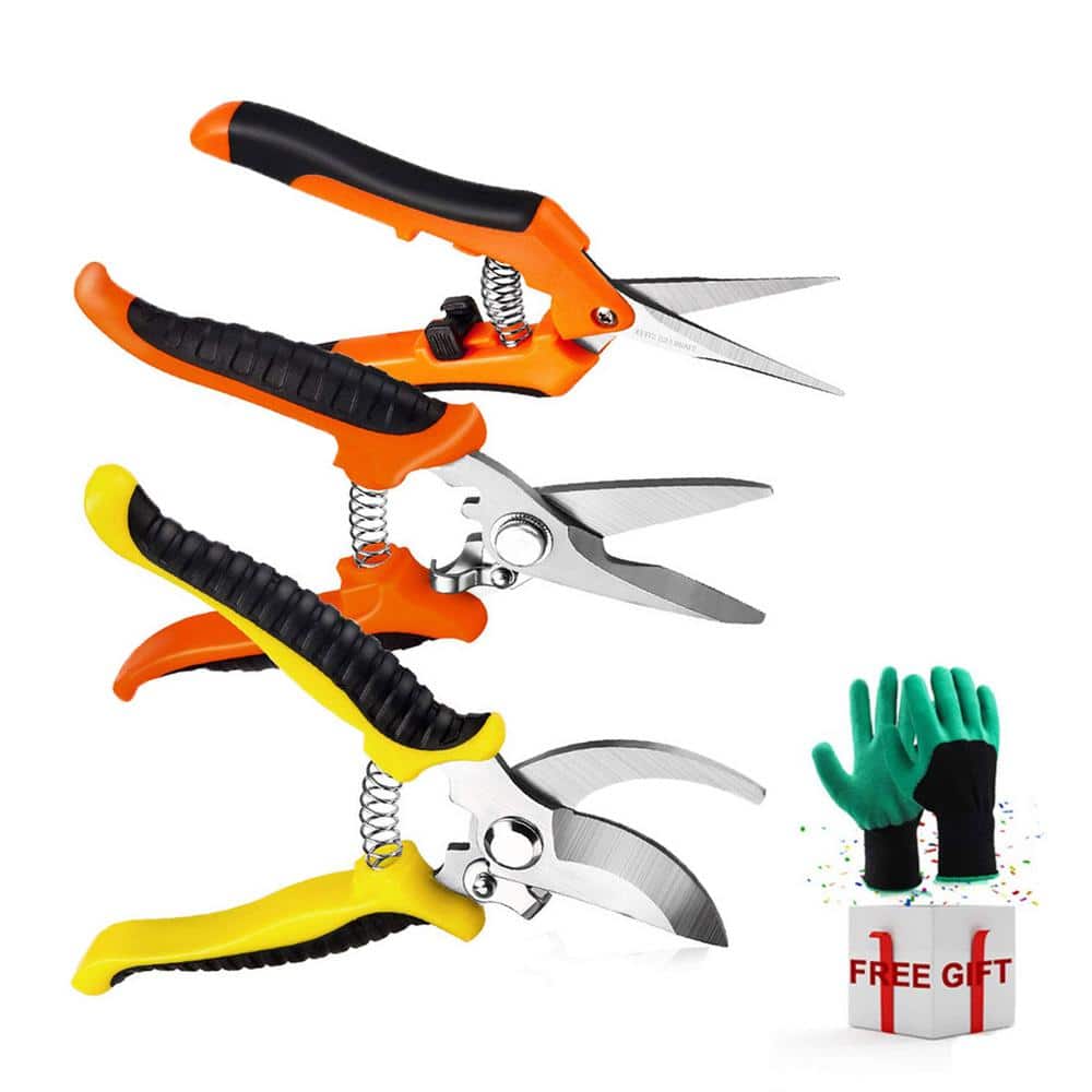2 in. Pruning Shears Stainless Steel Blades (3-Pack) - Hercitys