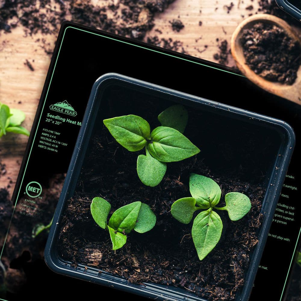 20 in. x 20 in. Durable Waterproof Seedling Heat Mat - Hercitys