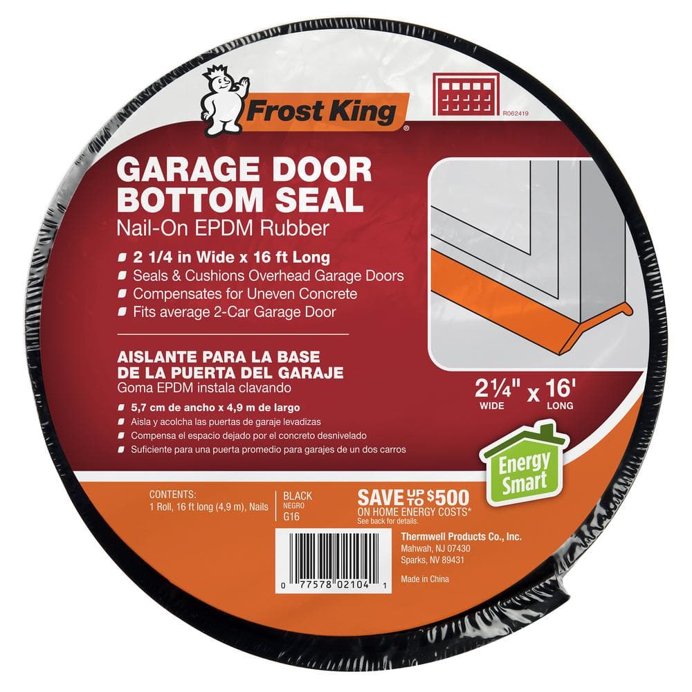 16 ft. Garage Door Bottom Seal Kit – 2 1/4 in. - Hercitys
