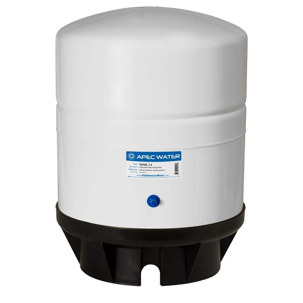 14 Gal. High-Volume Pressurized Reverse Osmosis Water Storage Tank - Hercitys