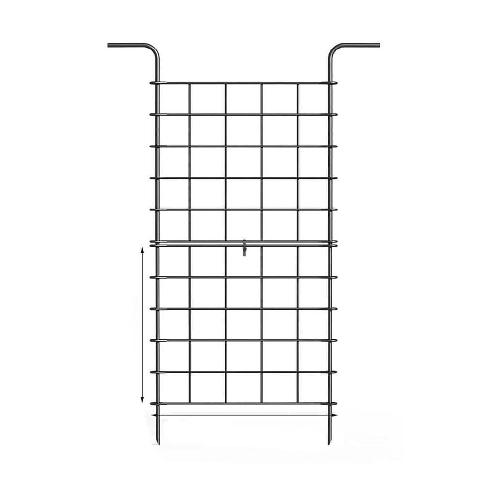 32-Piece (16-Panels) Garden Fence Outdoor Metal Rust Proof Landscape Fencing 12 in. (H) - Hercitys