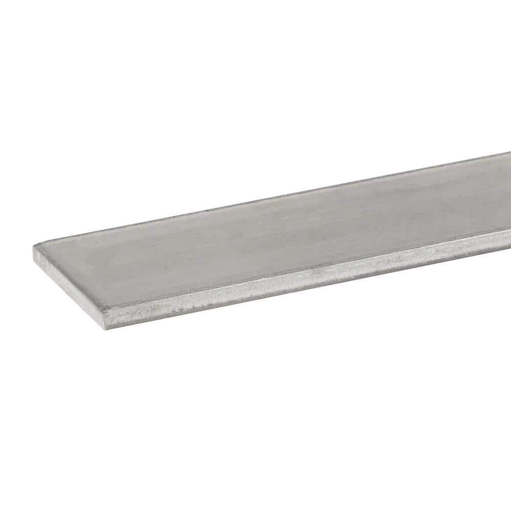1 in. x 3 ft. – 1/8 in. Thick Plain Steel Flat Bar - Hercitys