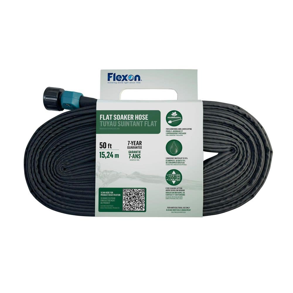 3/8 in. Dia x 50 ft. Flat Fabric Soaker Hose - Hercitys