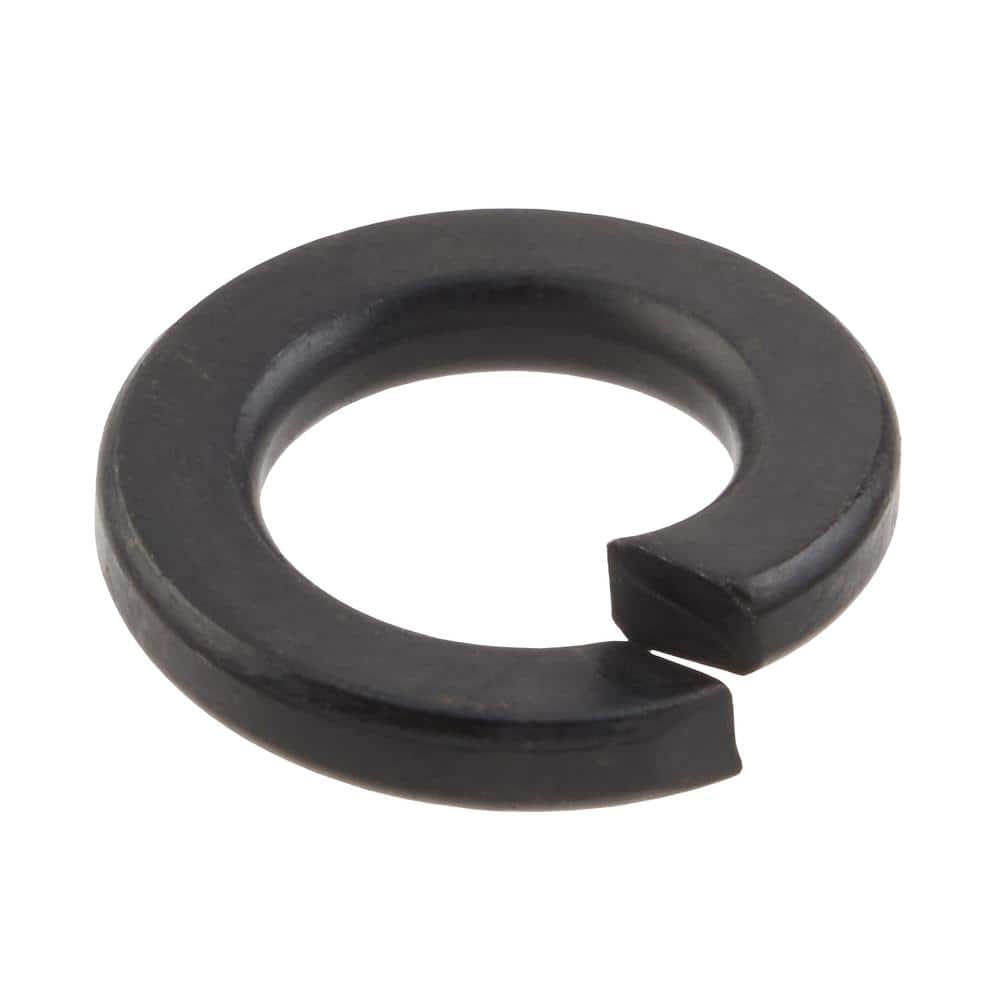 1/2 in. Black Deck Bolt Exterior Split Lock Washer (25-Pack) - Hercitys