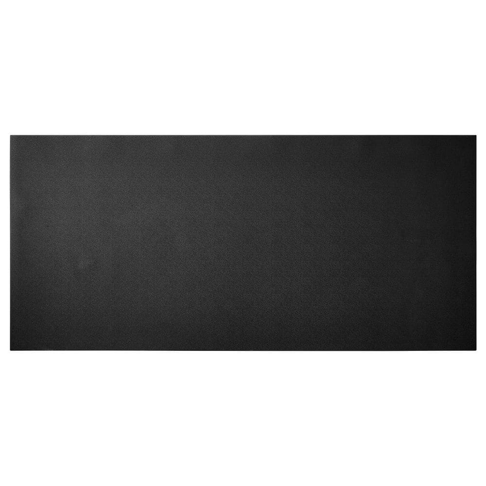 36 in. x 72 in. Treadmill Mat for Carpet, 1/4 in.Thick 17.97 sq ft. High Density PVC in Black, Non-slip, Waterproof - Hercitys