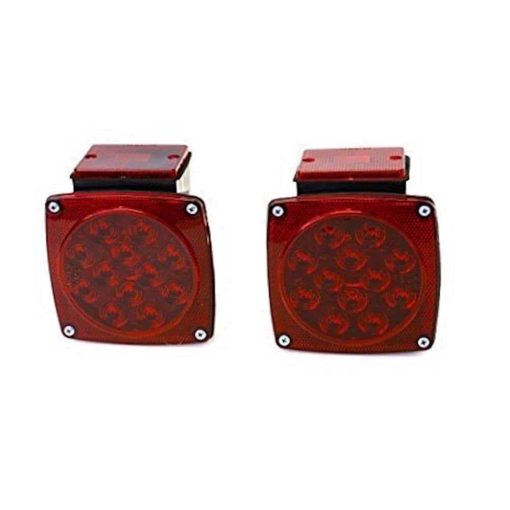 12-Volt ALL LED Submersible Trailer Tail Lights (Turn/Stop/Signal-Left/Right – DOT Compliant) - Hercitys