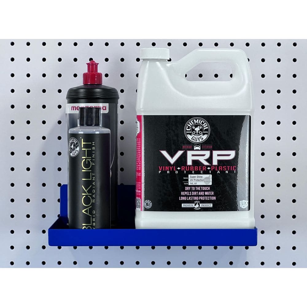 12 in. W x 6 in. D Blue Epoxy Coated Steel Shelf for DuraBoard - Hercitys