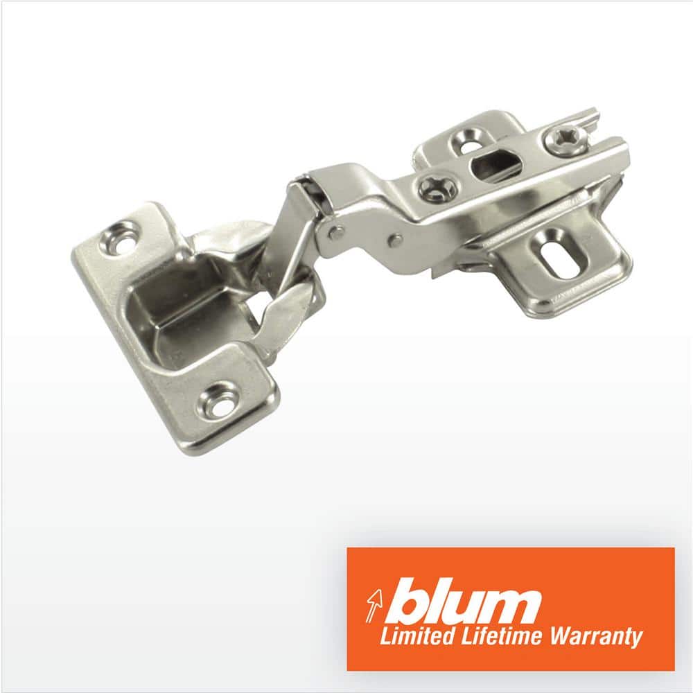 (2-Pack) Modul Series 35 mm Spring Closing Half Overlay for Frameless Cabinet Hinge - Hercitys