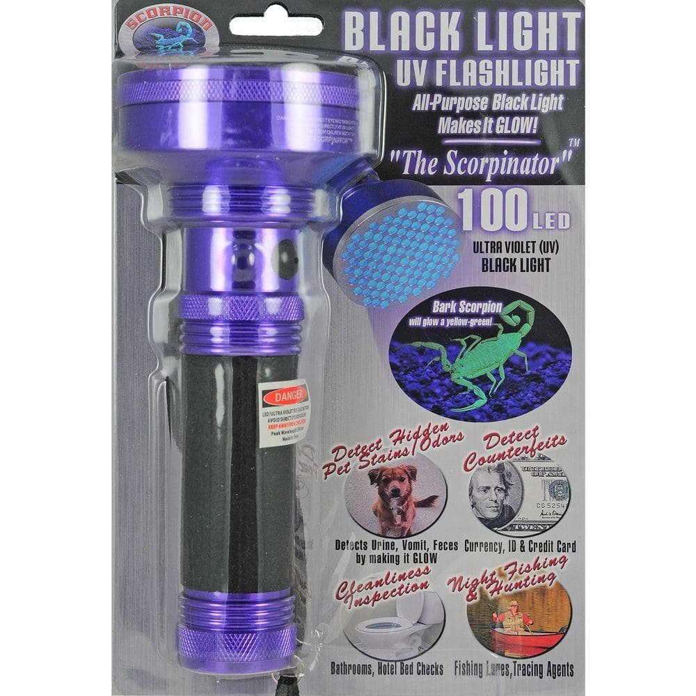 100 LED UV Blacklight Flashlight - Hercitys