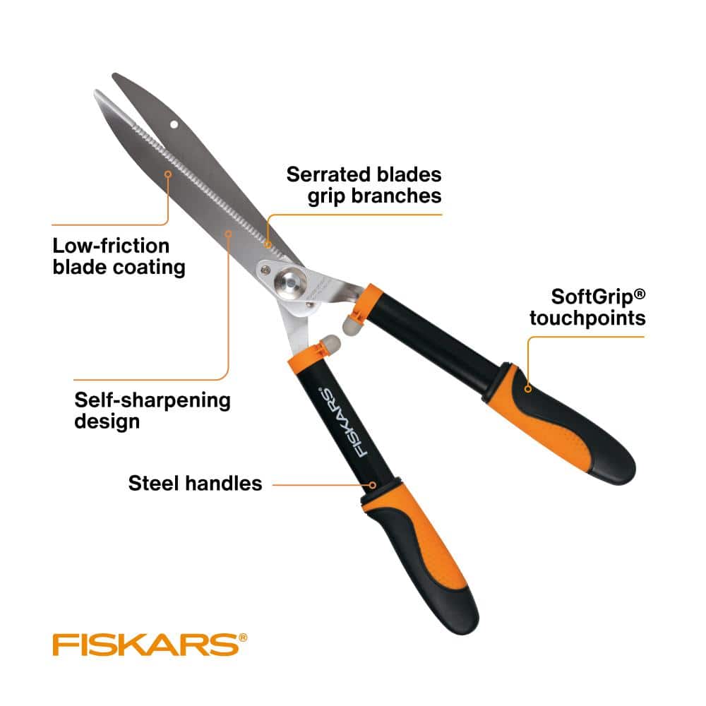 23 in. Power-Lever Softgrip Hedge Shears - Hercitys
