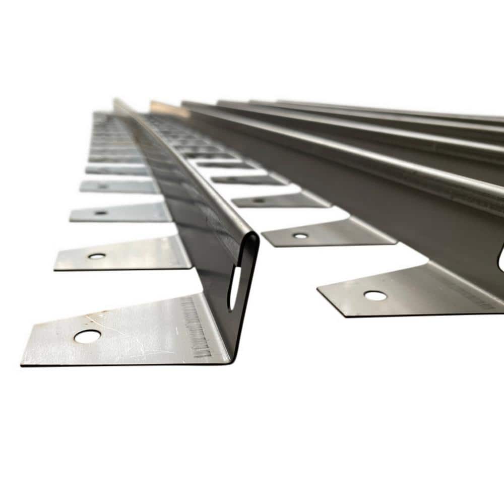 40 in. L x 2 in. W x 1.2 in. H Stainless Steel Garden Edging (Set of 6-Piece) - Hercitys