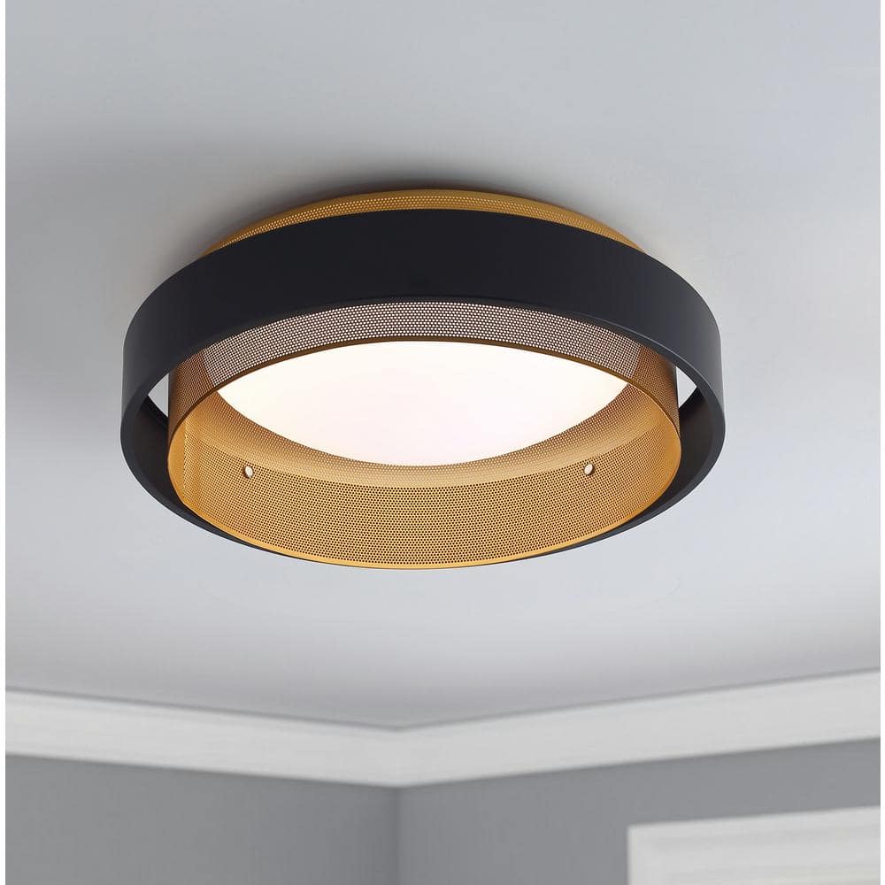 20.5 in. 1-Light Modern LED Flush Mount Ceiling Light Fixture - Hercitys