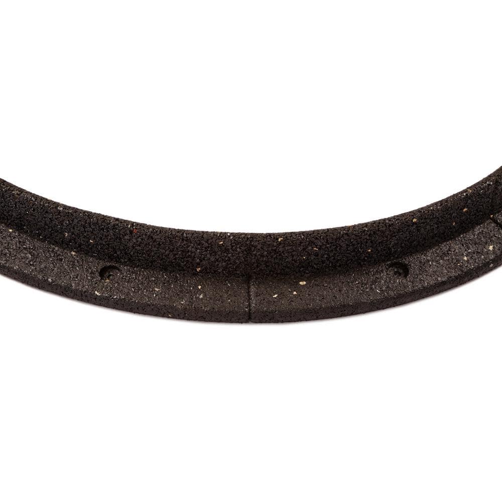 36 in. Black Recycled Rubber Tree Ring (1-Pack) - Hercitys