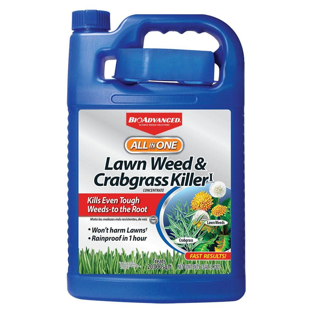 1 Gal. Concentrate All-In-One Lawn Weed and Crabgrass Killer - Hercitys