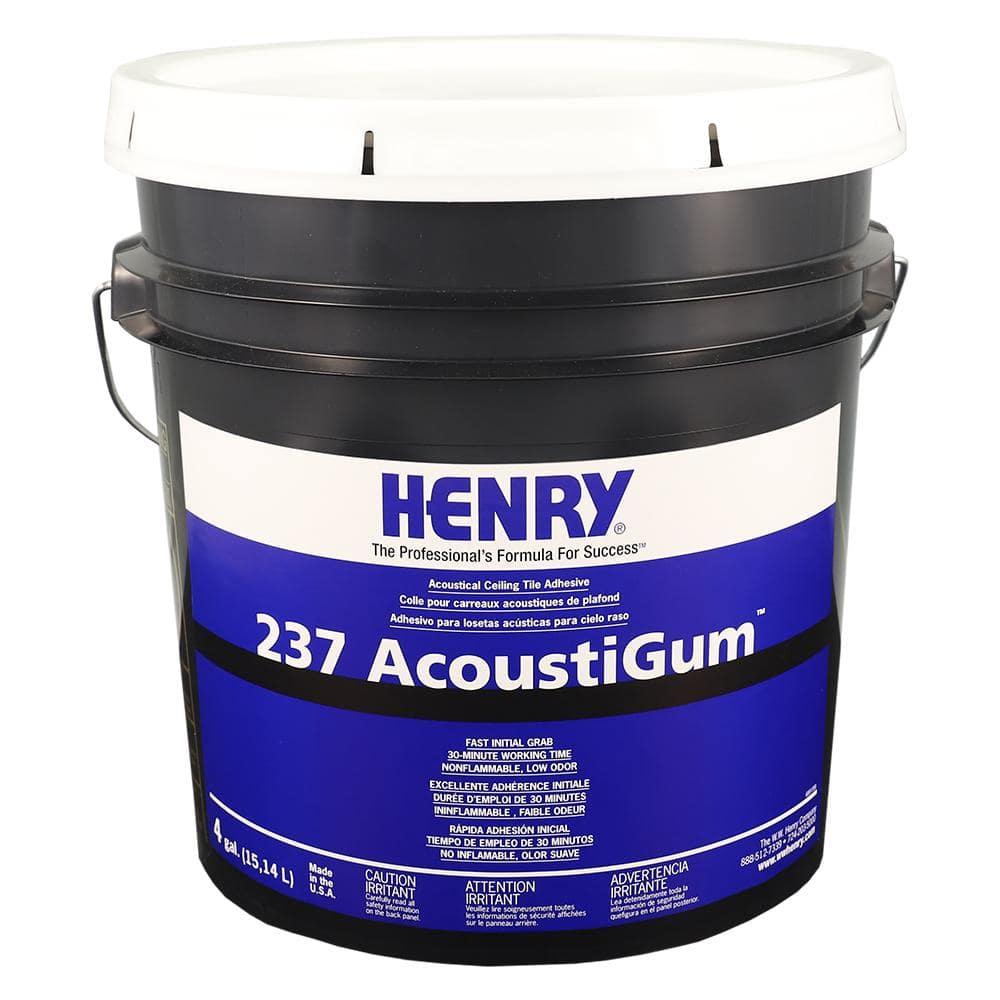 237 – 4 Gal. Acoustical Ceiling Tile Adhesive - Hercitys