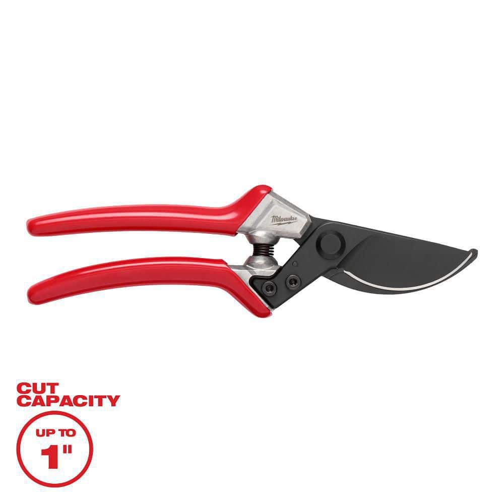 1 in. Cut Capacity High Carbon Steel Blade Bypass Hand Pruner - Hercitys