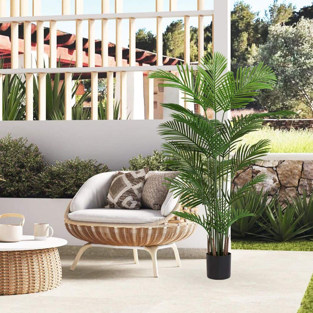 18 loose tail sunflower Plant Nordic wind simulation pot living room home decorator iron leaves 2 Pieces/set - Hercitys