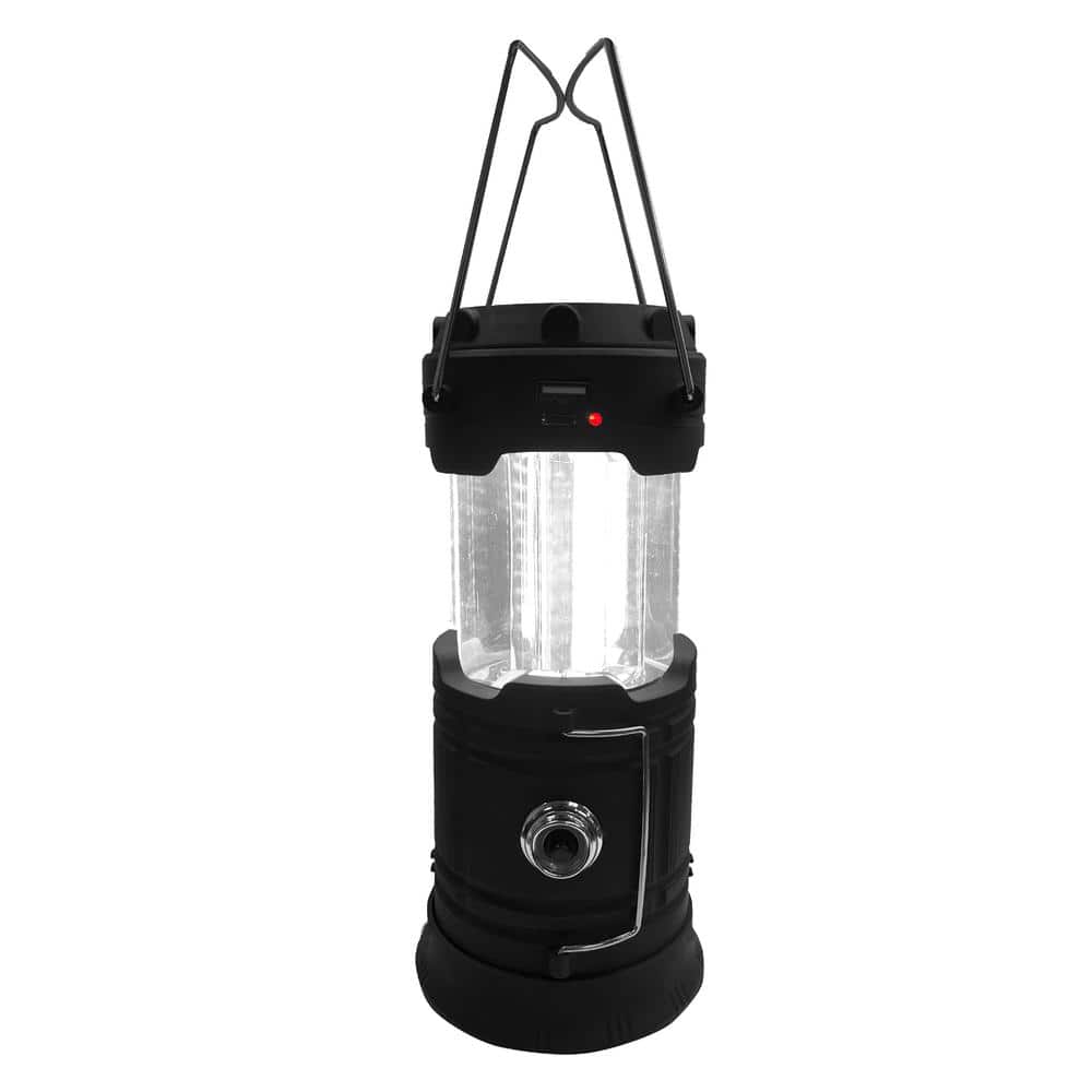 30-LED Indoor/Outdoor Rechargeable Solar Lantern - Hercitys