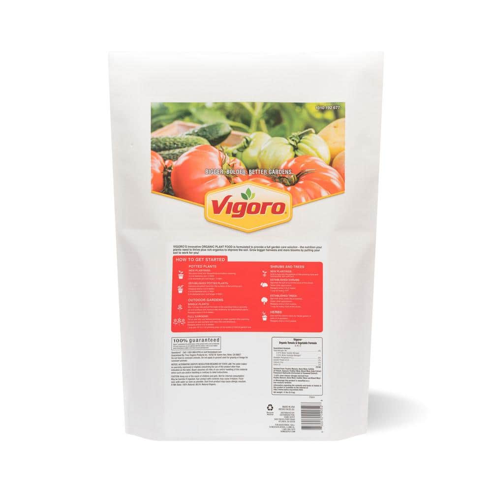 12 lb. Organic Tomato and Vegetable Plant Food 4-6-5 - Hercitys