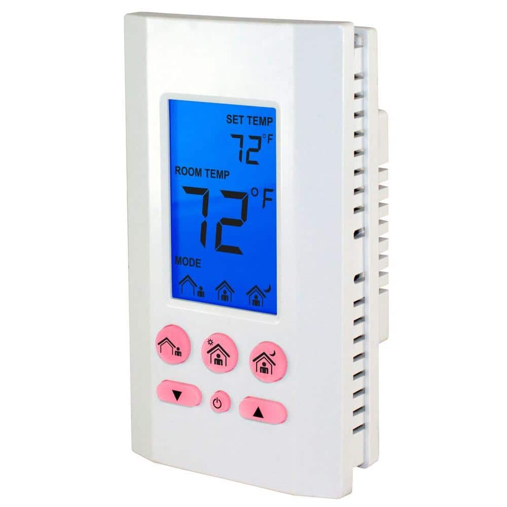 1-Day 1-Pole Battery Powered Non-Programmable Thermostat - Hercitys
