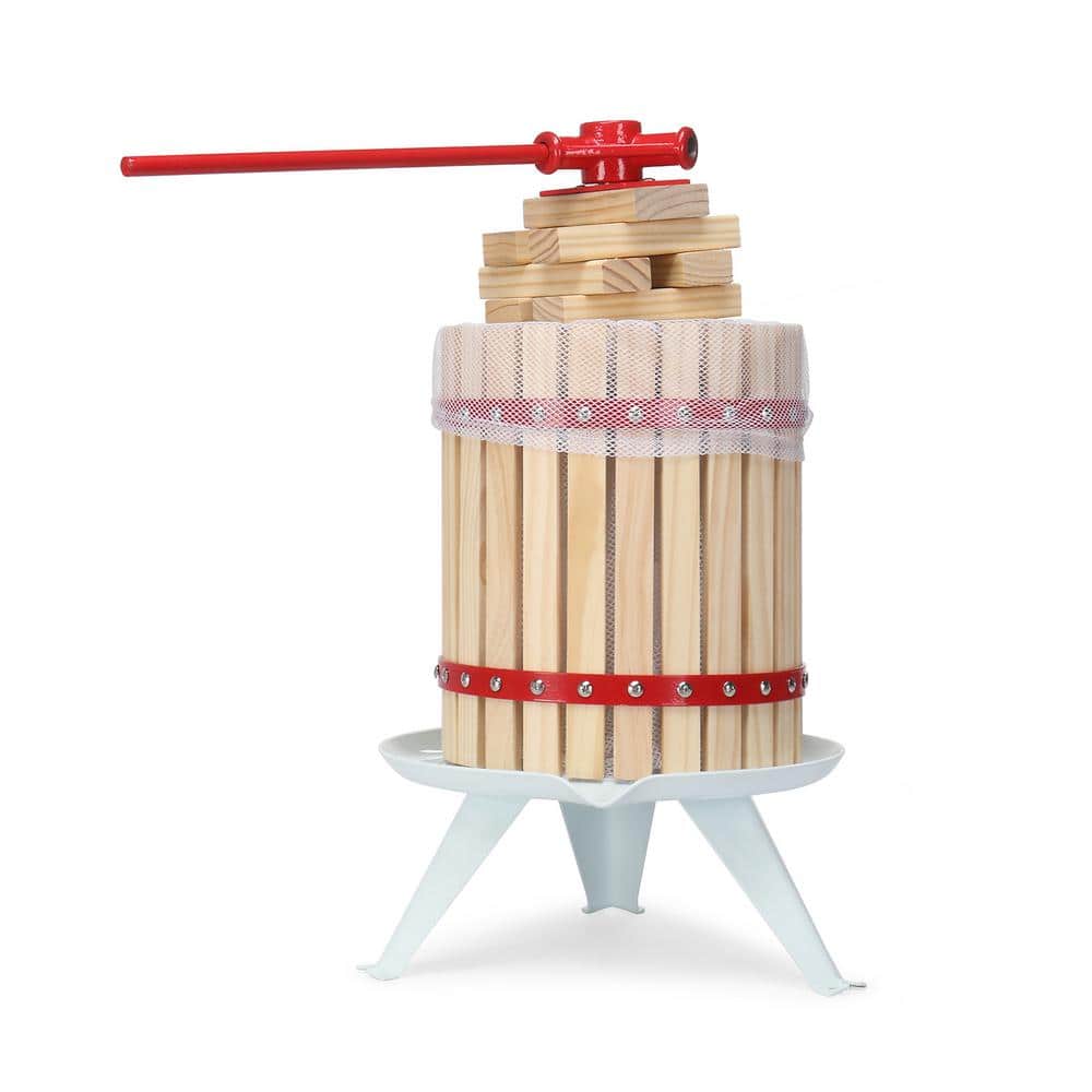 4.75 Gallon Wood Fruit Wine Press - Hercitys