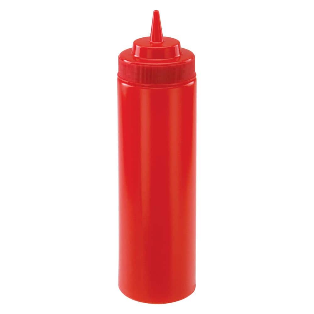 24 oz. Red Squeeze Bottles (6-Pack) - Hercitys