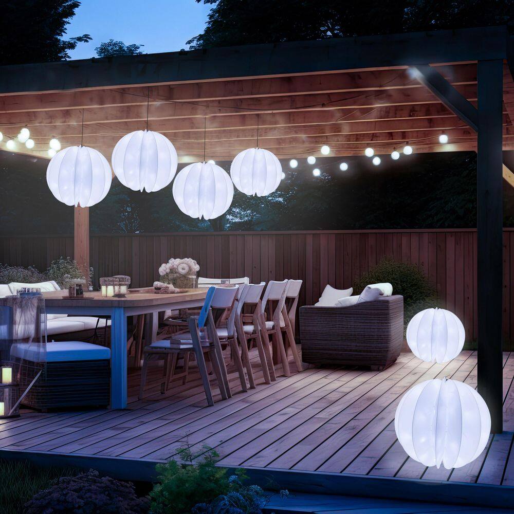 18 Inch Indoor & Outdoor Foldable Lighted Orb - Hercitys