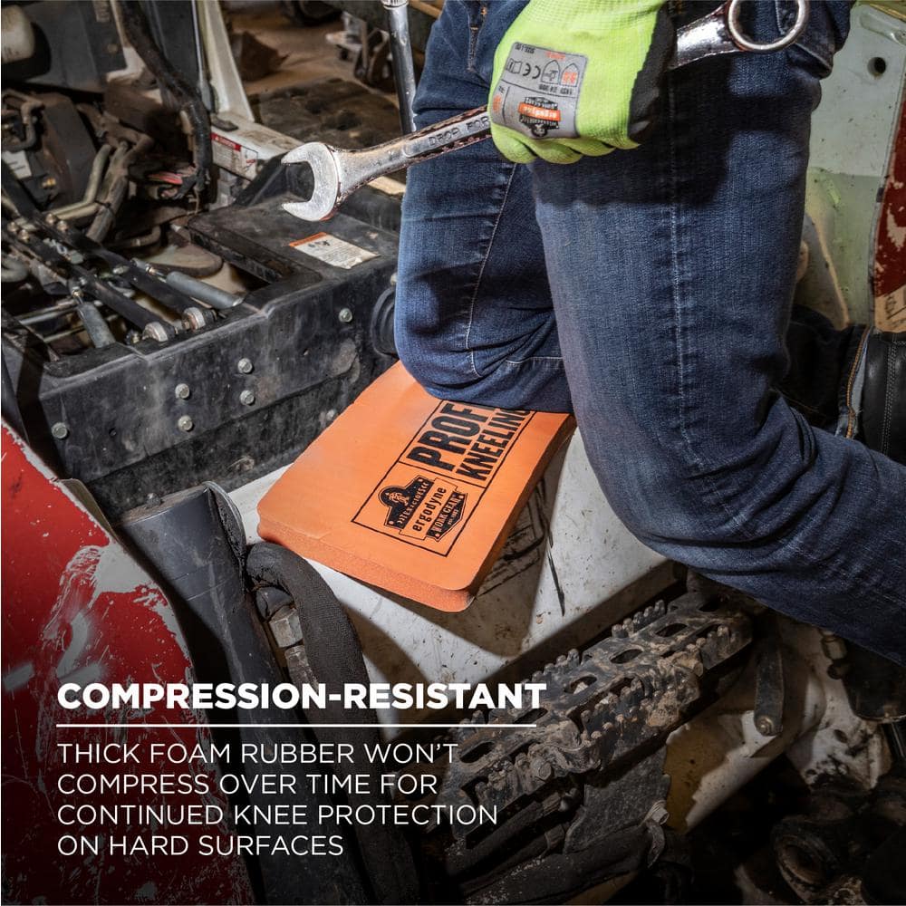 18 in. x 8 in. Orange Compact Kneeling Pad - Hercitys