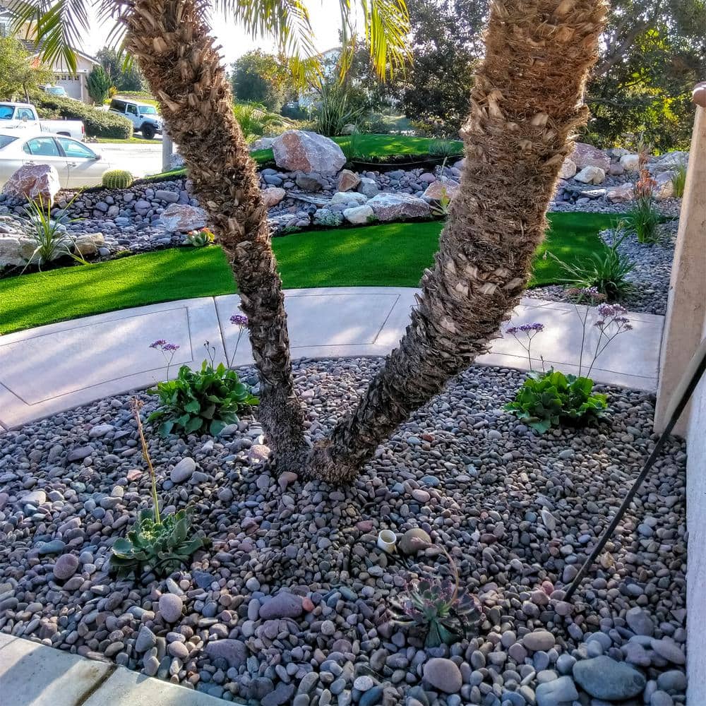 0.25 cu. ft. 3/8 in. Arizona Bagged Landscape Rock and Pebble for Gardening, Landscaping, Driveways and Walkways - Hercitys