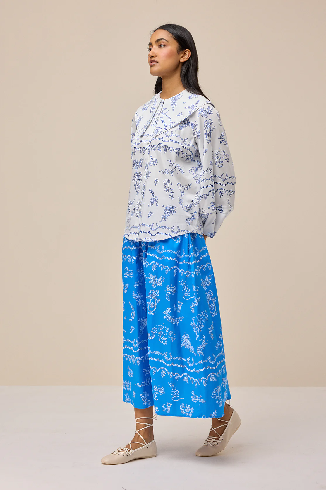 GIA SKIRT - TOILE DE JOUY - Hercitys