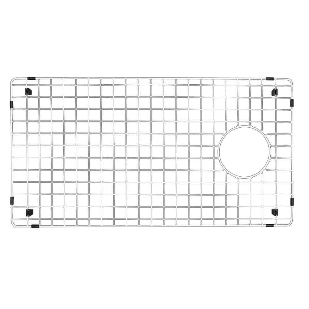 27-1/2 in. x 14-3/4 in. Stainless Steel Bottom Grid Fits QT-670, QU-670 - Hercitys