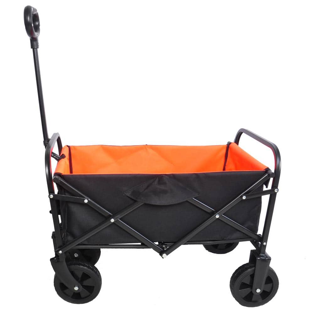 1.5 cu. ft. Steel Garden Cart, Black - Hercitys