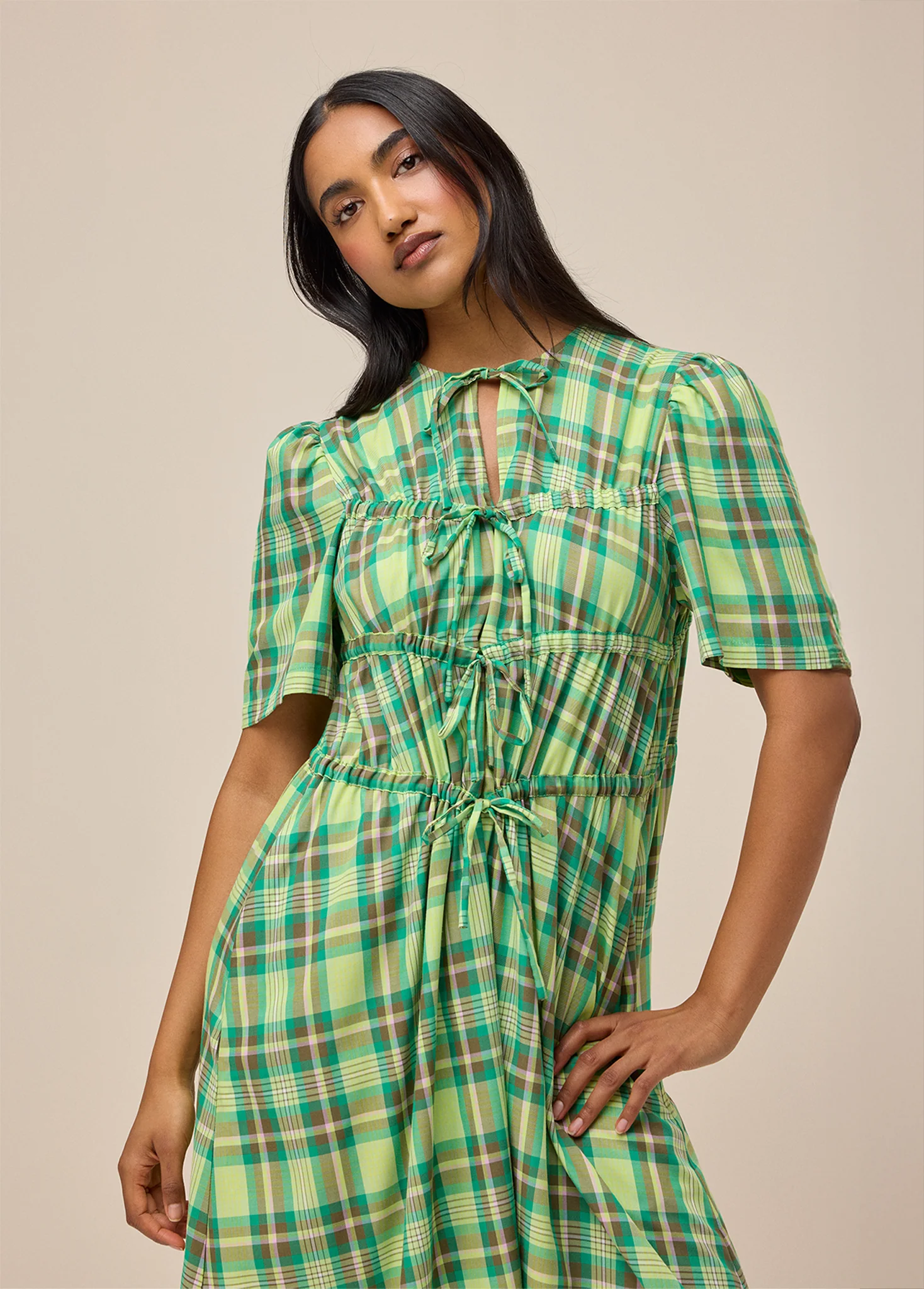 ALICE DRESS - PICNIC PLAID - Hercitys