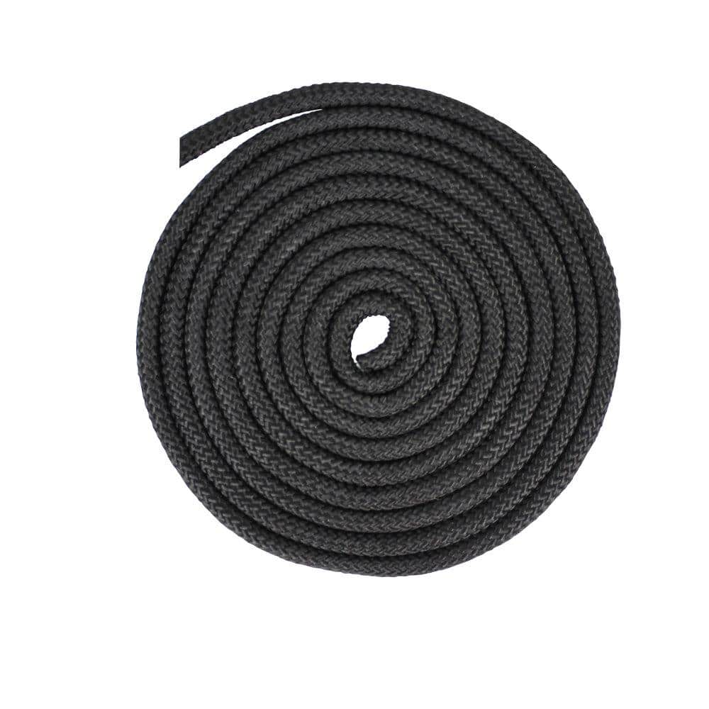 16-Strand Diamond Braid Utility Rope – 1/4 in. x 100 ft., Black - Hercitys