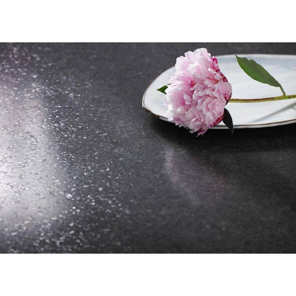 5 ft. x 12 ft. Laminate Sheet in Mineral Jet with Matte Finish - Hercitys