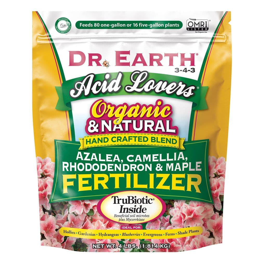4 lbs. Organic Acid Lovers Azalea Camellia Rhododendron and Maple Fertilizer Dry Fertilizer - Hercitys