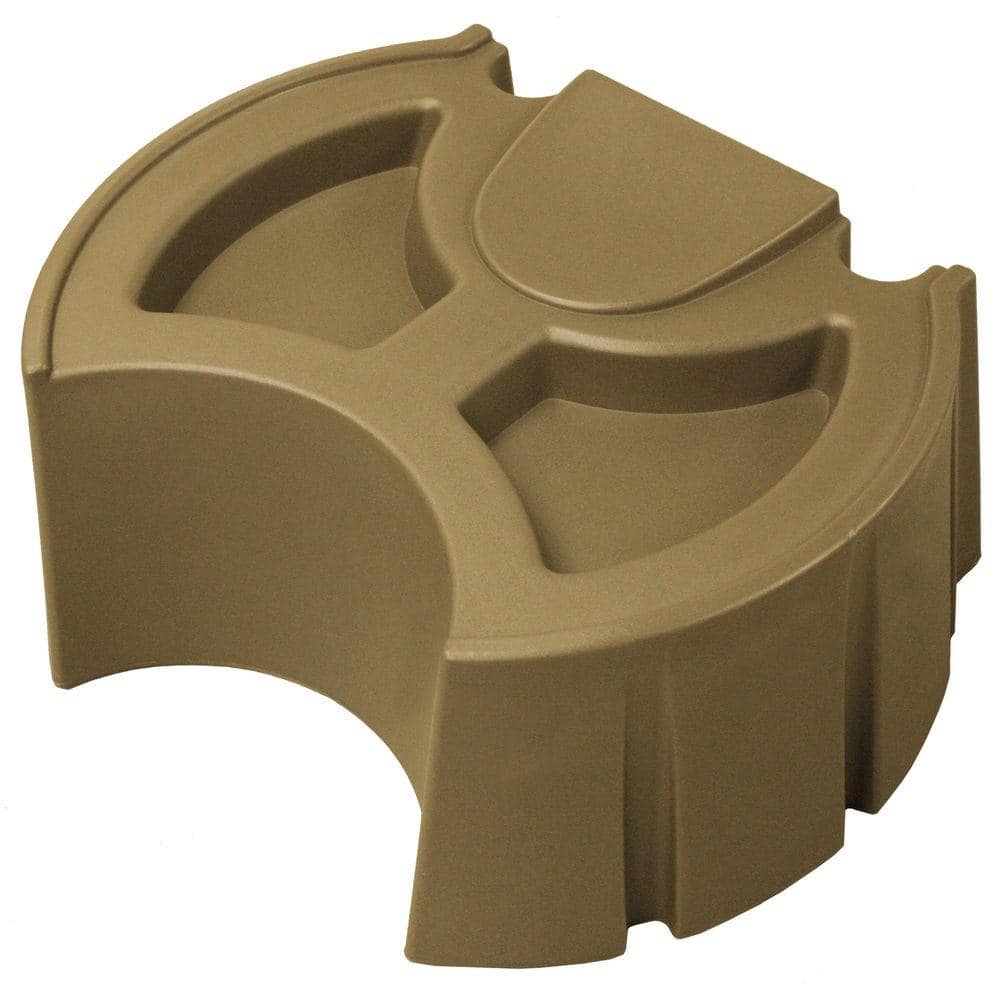 50 Gal. Khaki Rain Barrel Stand - Hercitys