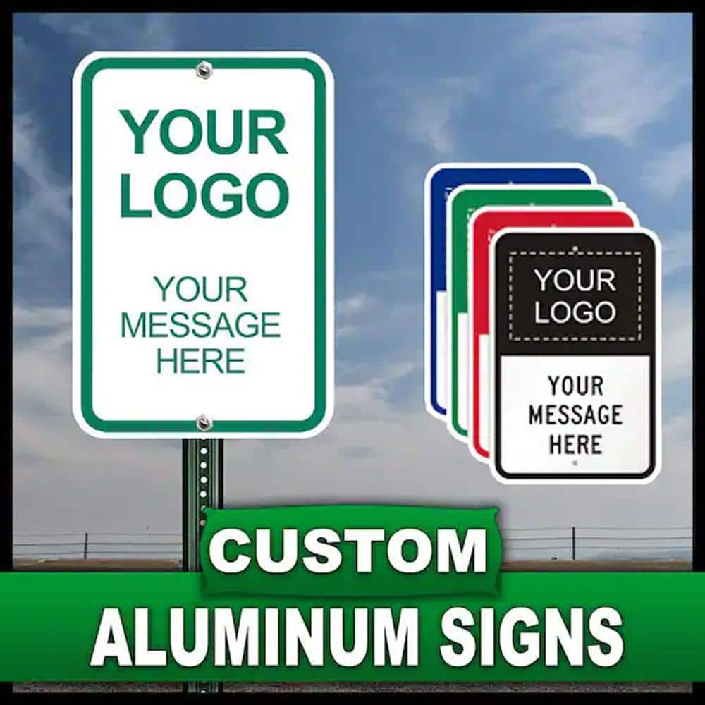 12 in. x 18 in. Custom Aluminum Sign - Hercitys
