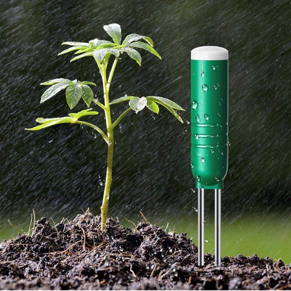 4-in-1 Soil Moisture Meter Tester for Moisture, Temperature, Sunlight, Time, Digital Sensor, Water Meter for Plants - Hercitys