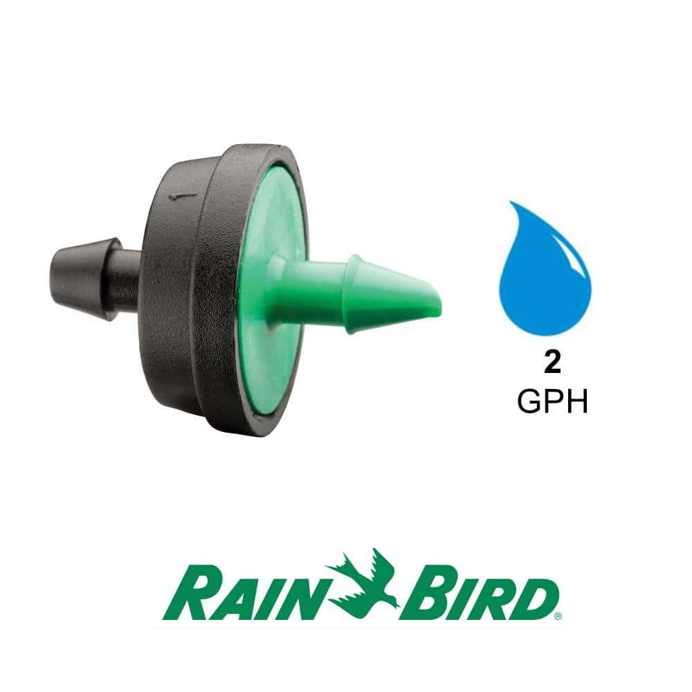 2 GPH Pressure Compensating Emitters with Check Valve (10-Pack) - Hercitys