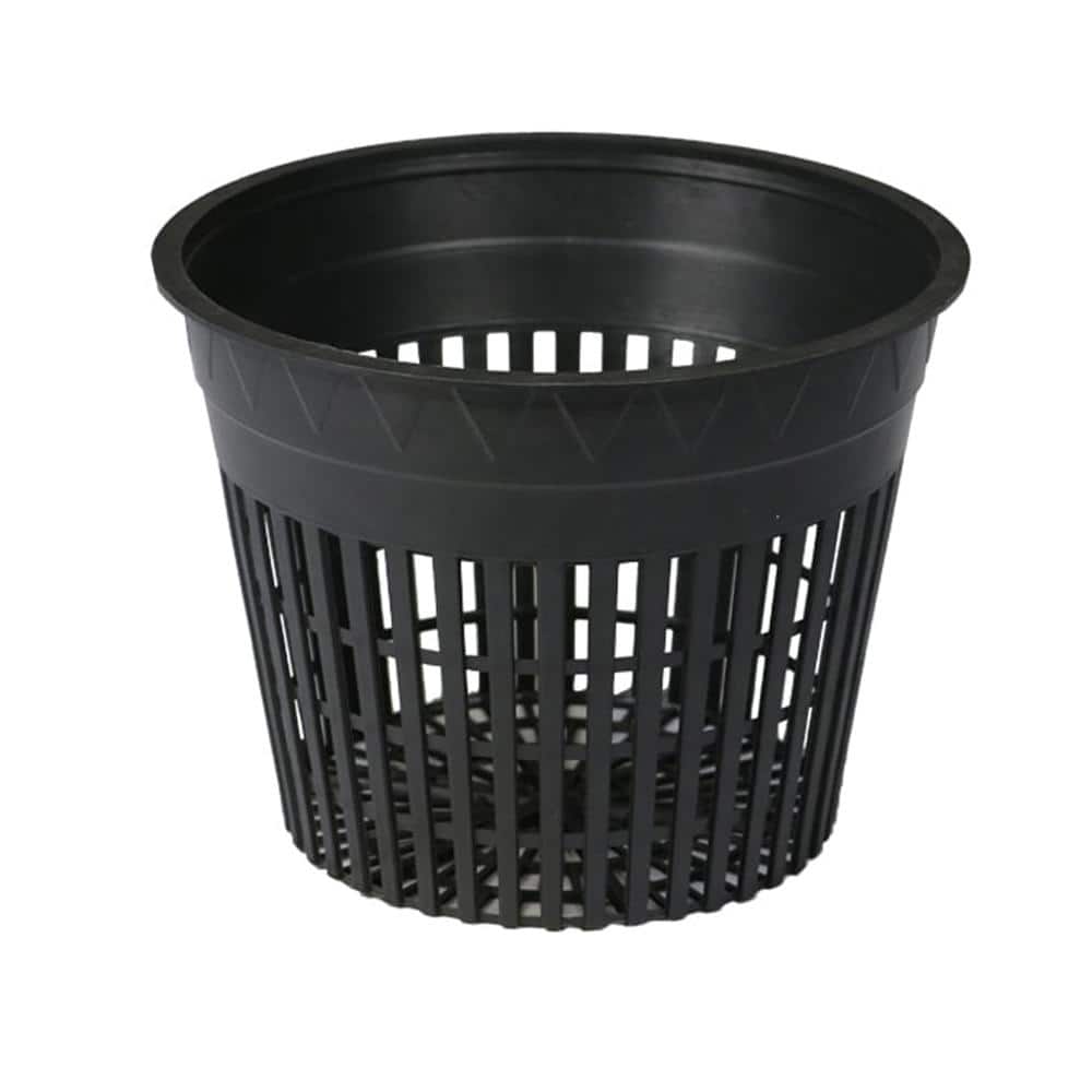 3.75 in. Net Pot Set, Round Cup with Slotted Plastic Mesh (48-Pack) - Hercitys