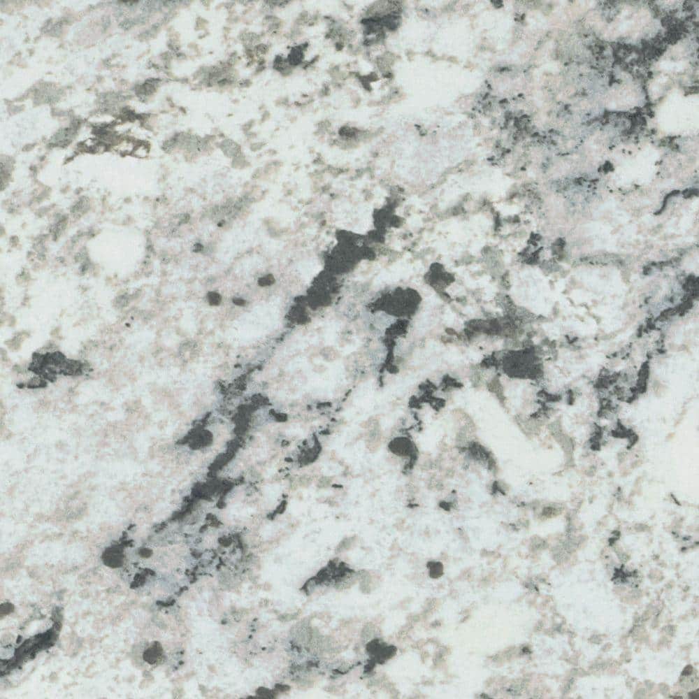 5 ft. x 12 ft. Laminate Sheet in White Ice Granite with Matte Finish - Hercitys