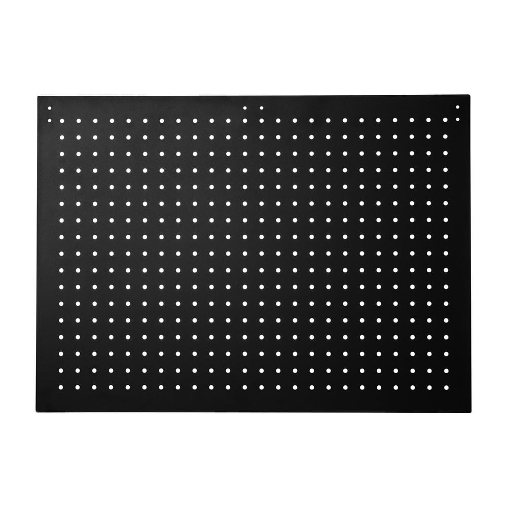 19 in. H x 26 in. W Black Peg Boards (2-Piece per Box with 50 Hooks) - Hercitys
