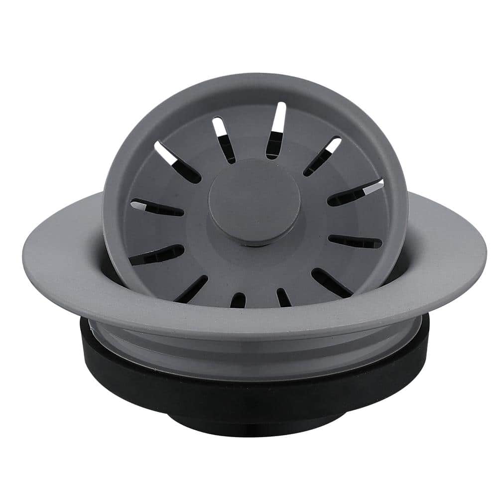 3-1/2 in. Kitchen Sink Decorative Disposal Flange in Grey - Hercitys