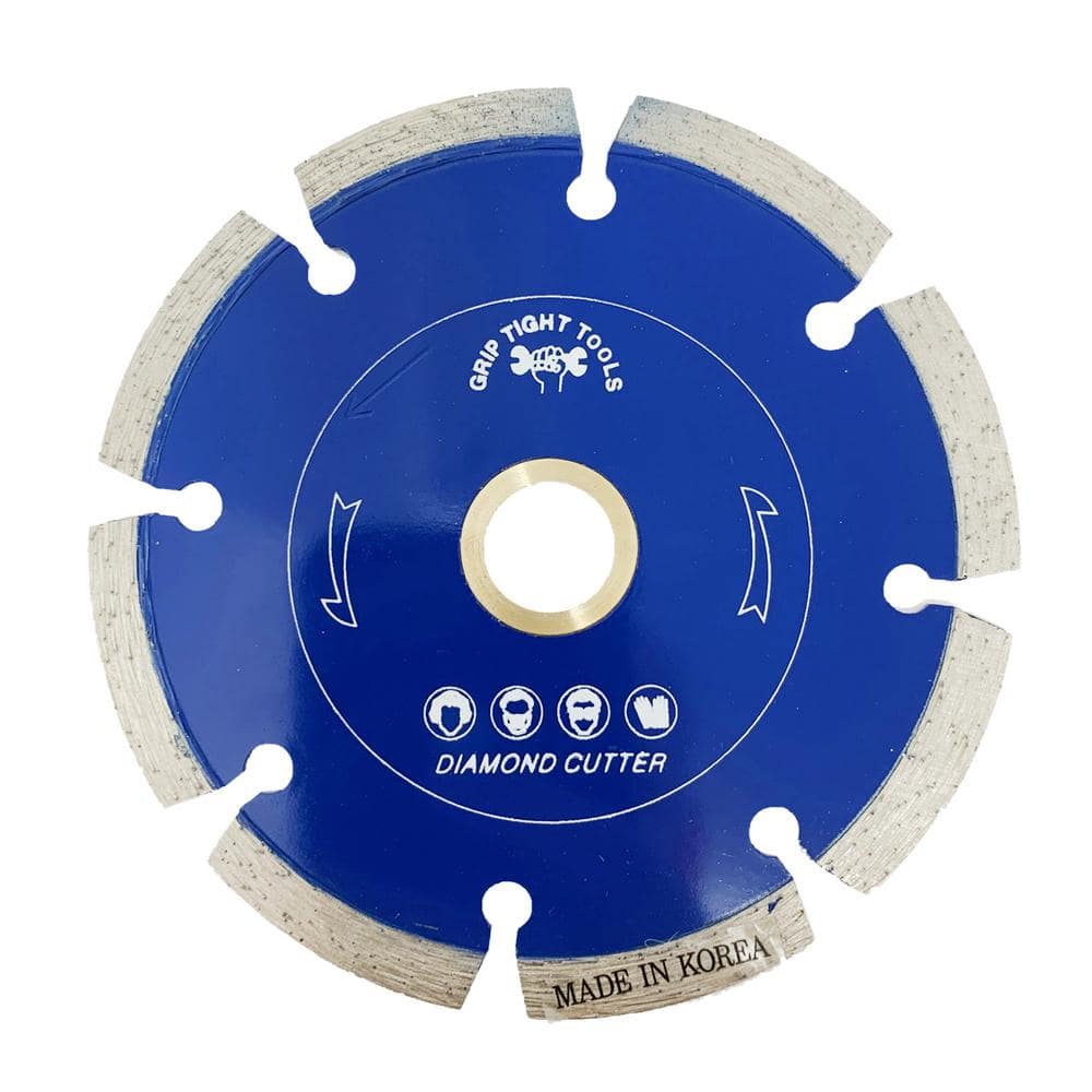 4-1/2 in. Premium Segmented Cut General Purpose Diamond Blade, Cuts Granite, Marble, Concrete, Stone, Brick and Masonry - Hercitys