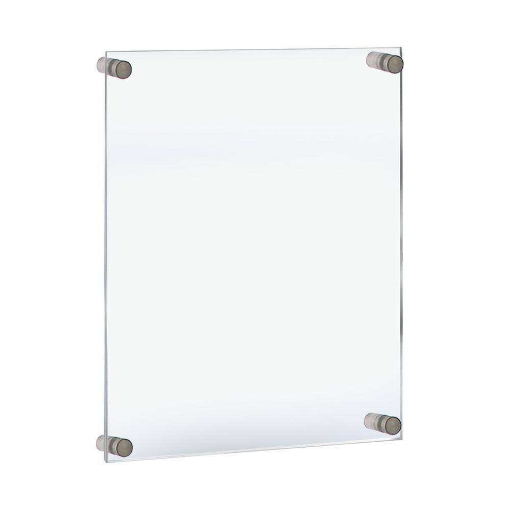 18 in. x 24 in. Standoff Acrylic Sign Holder - Hercitys